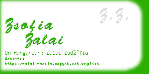 zsofia zalai business card